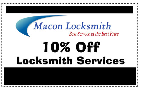 Macon Locksmith Services Coupon 10% Off